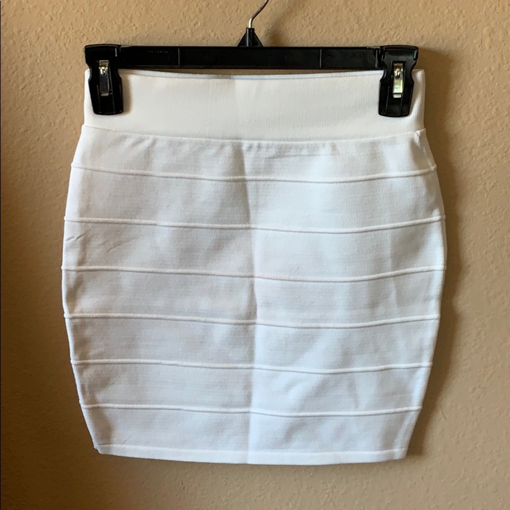 White bandage skirt